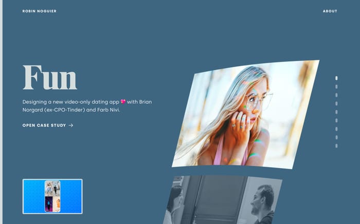 Robin Noguier website preview