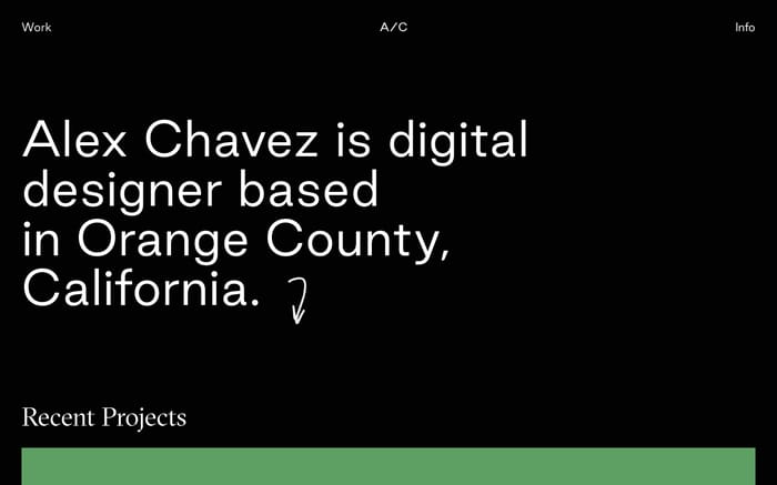 Alex Chavez website preview