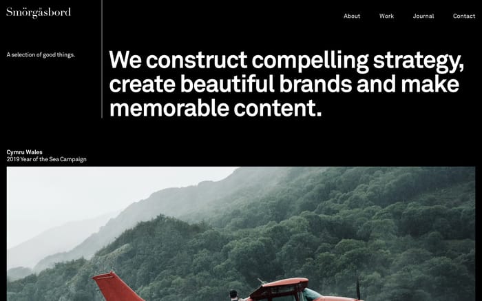 Smörgåsbord website preview