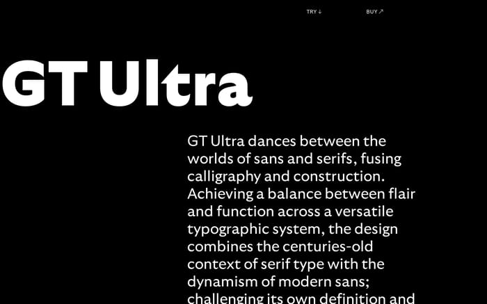 GT Ultra website preview