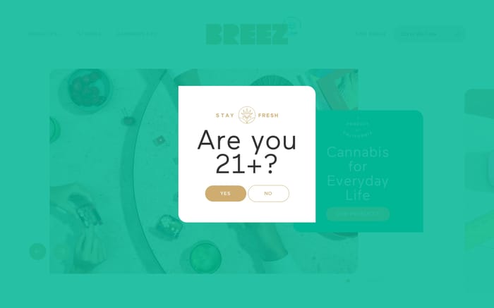 BREEZ by Royal Garden Society website preview