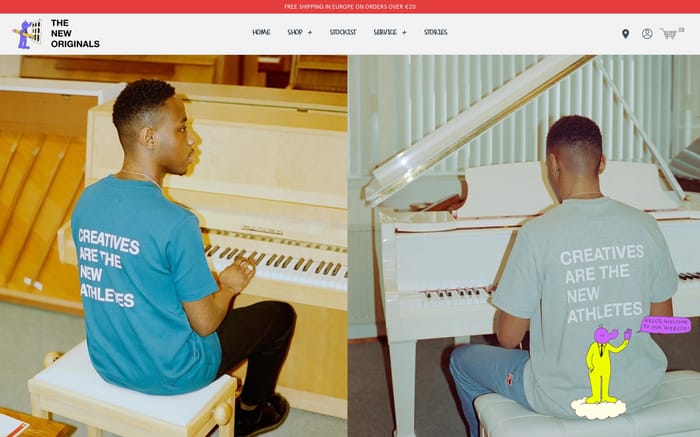 The new originals website preview