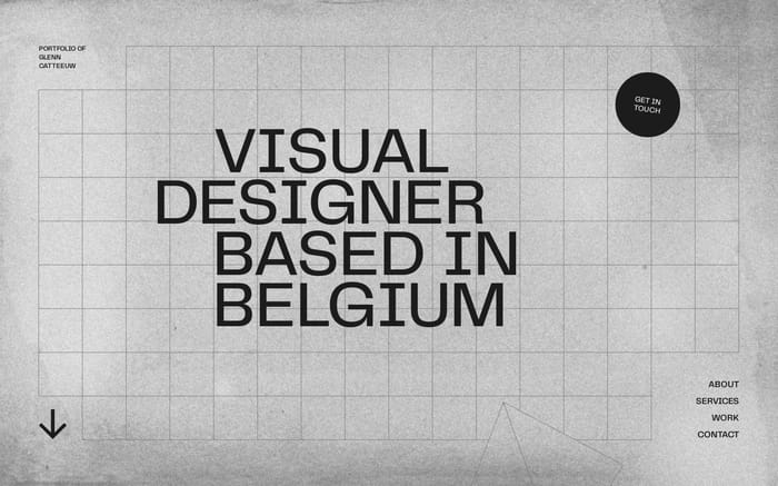 Glenn Catteeuw website preview