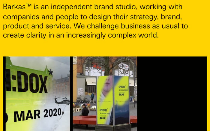 Barkas website preview