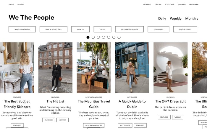 We The People website preview