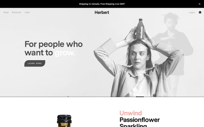 Herbert Labs website preview