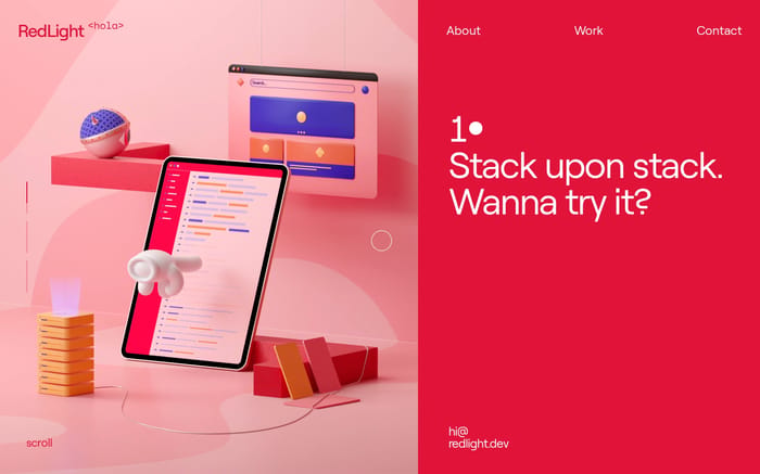 RedLight website preview