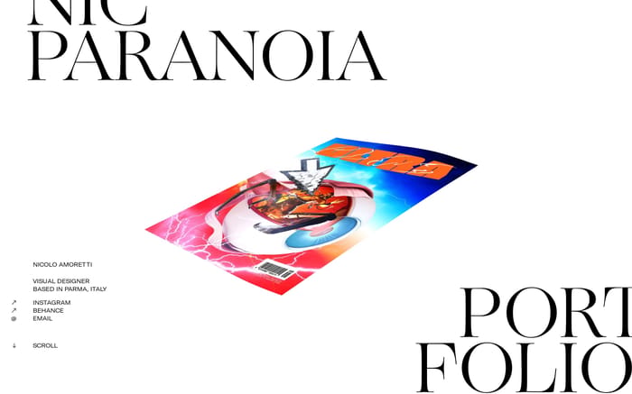 Nicolo Amoretti website preview