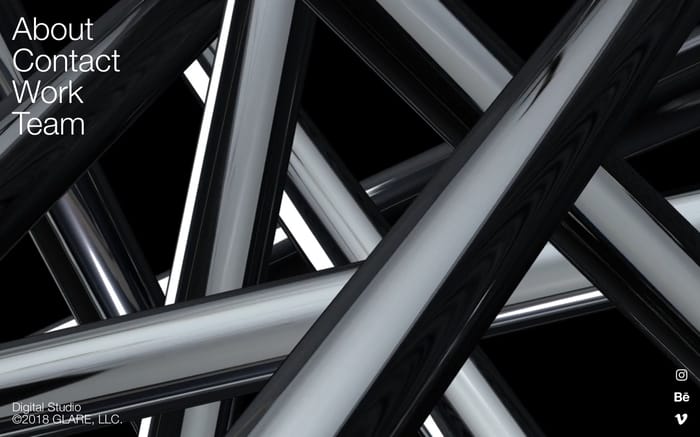 GLARE website preview