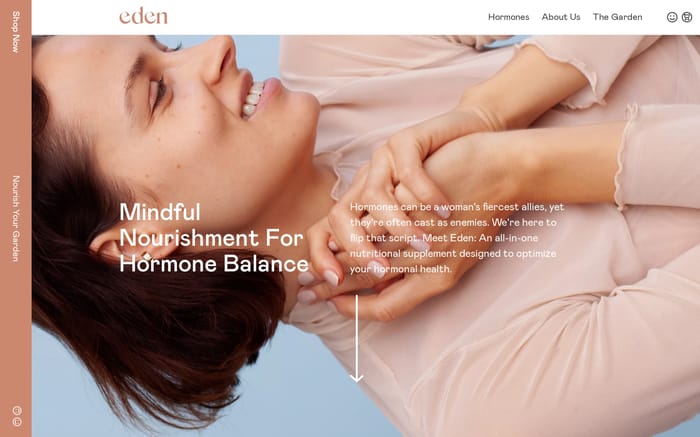 Hello Eden website preview