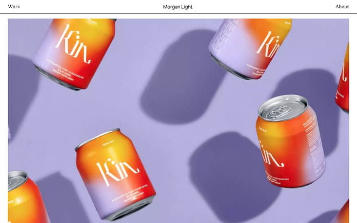 Morgan Light website preview
