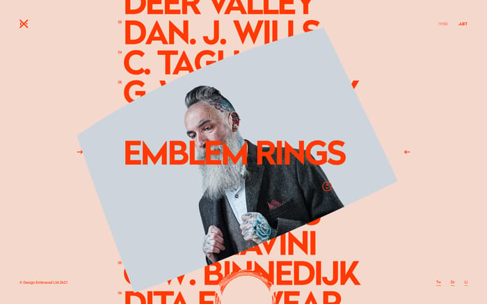 Design embraced website preview