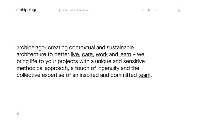 Archipelago website preview