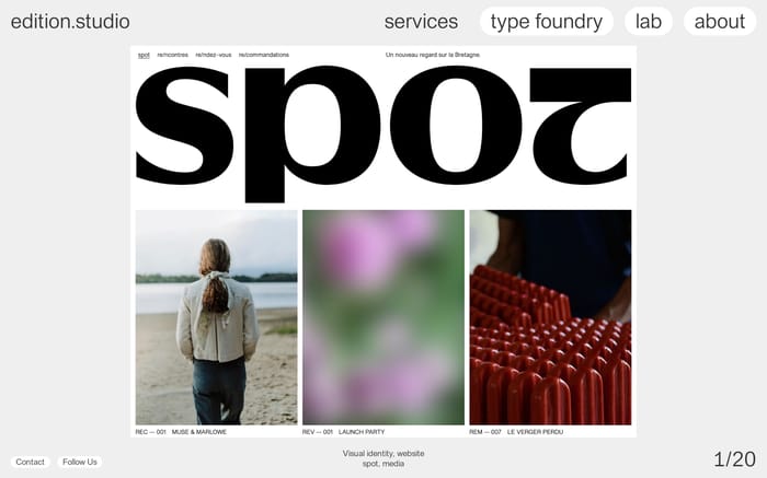 Edition.studio website preview