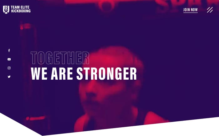  Team Elite Kickboxing website preview