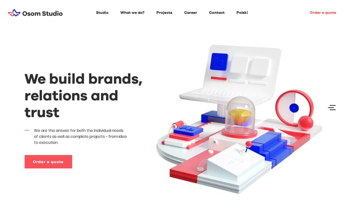 OSOM STUDIO website preview