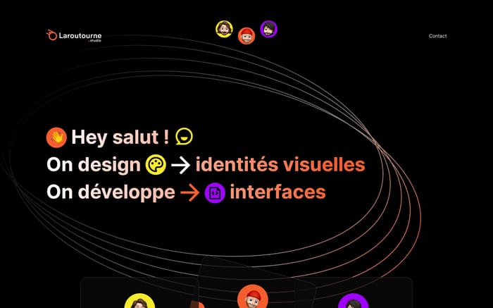 Laroutourne Studio website preview