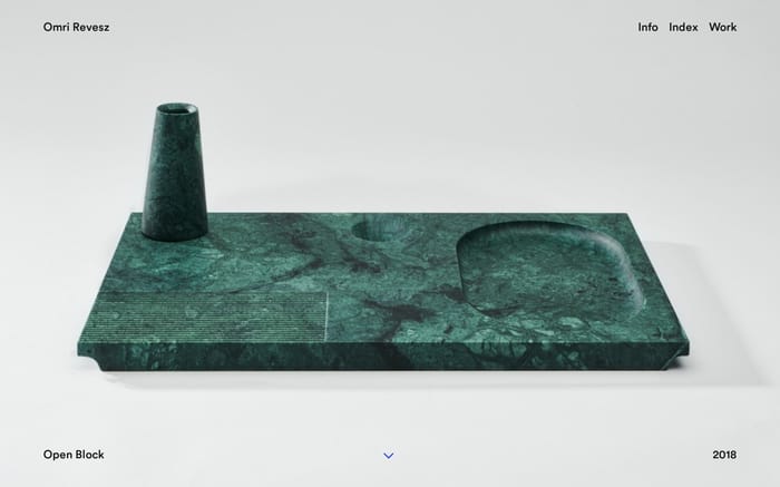 Omri Revesz website preview