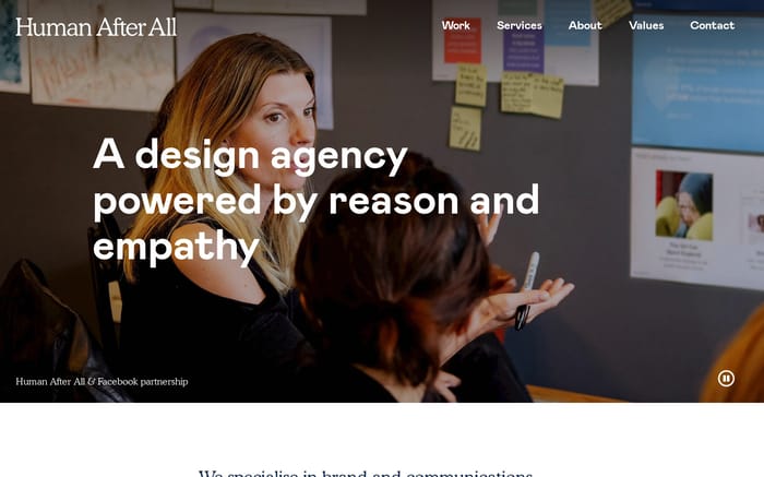 Human After All website preview