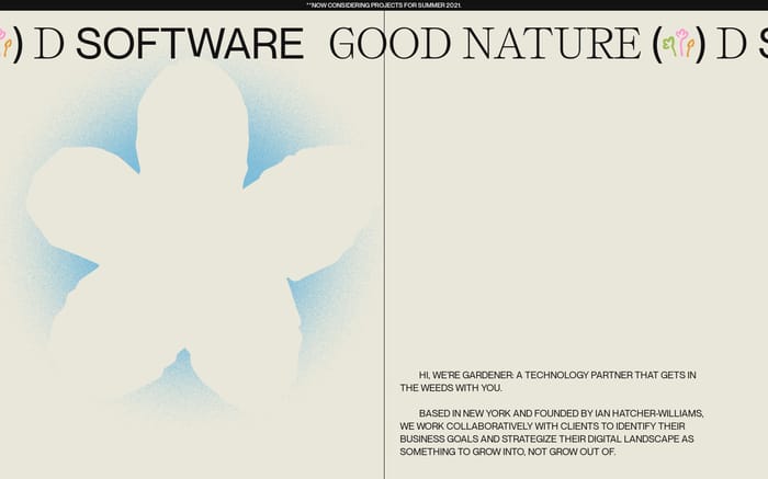 Gardener NYC website preview