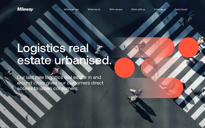 Mileway website preview
