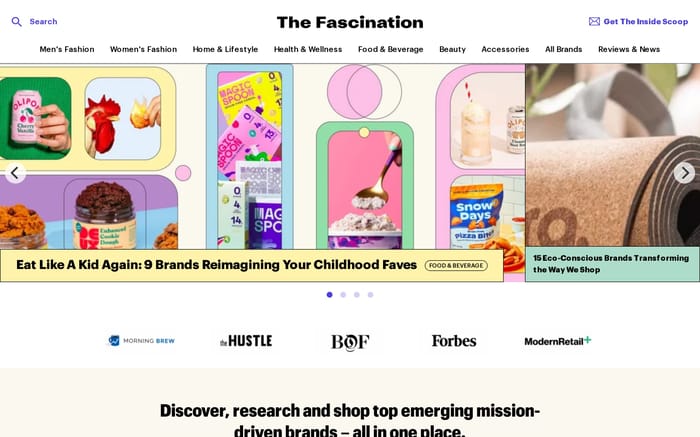 The Fascination website preview