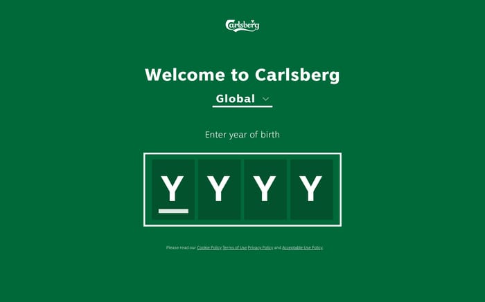 Carlsberg website preview