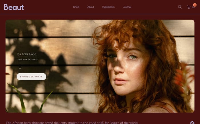 Beaut Serums website preview
