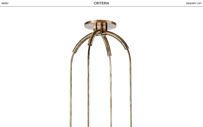 Criteria website preview