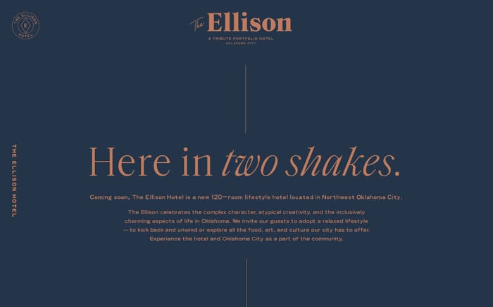  The Ellison website preview