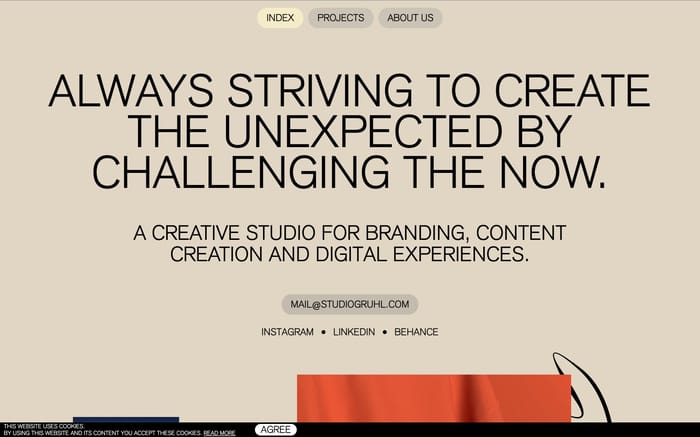 Studio Gruhl website preview