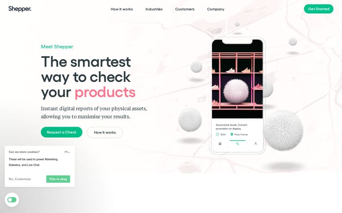Shepper website preview