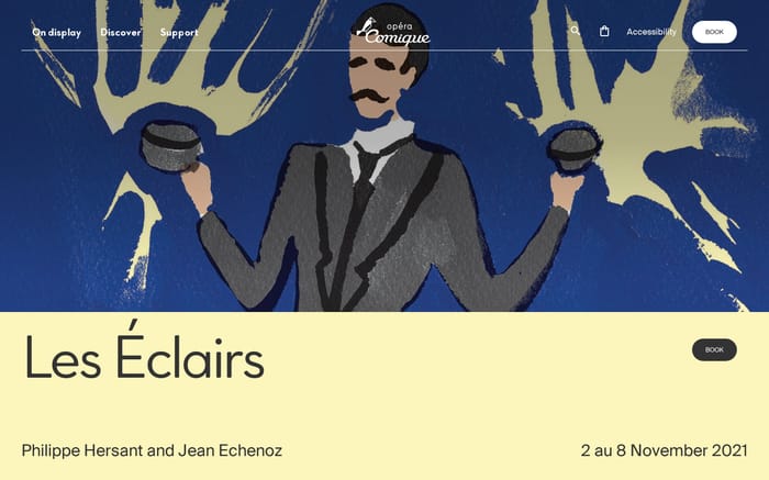 Opéra Comique website preview