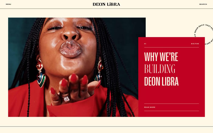Deon Libra website preview