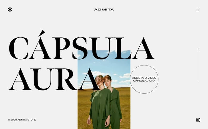 Admita - Cápsula Aura website preview