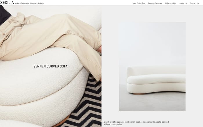 Sedilia website preview