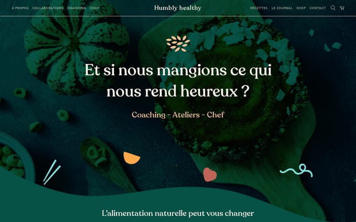 Humbly healthy website preview
