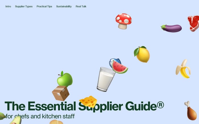 The essential supplier guide website preview