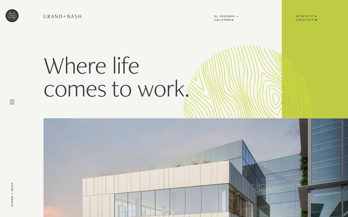 Grand + Nash website preview