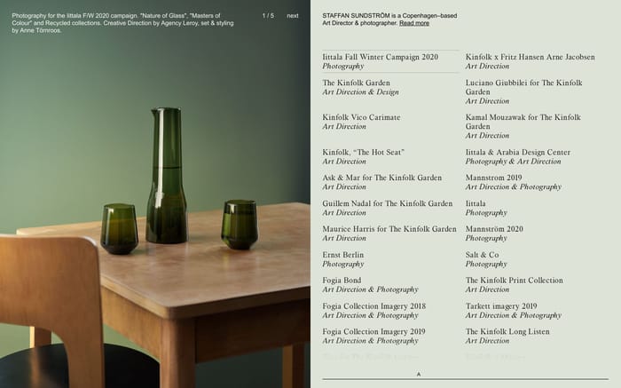 Staffan Sundström website preview