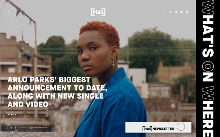 Pias website preview