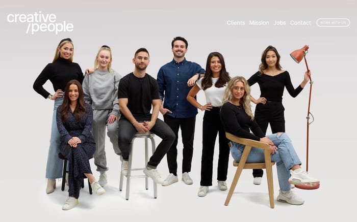 Creative/people website preview