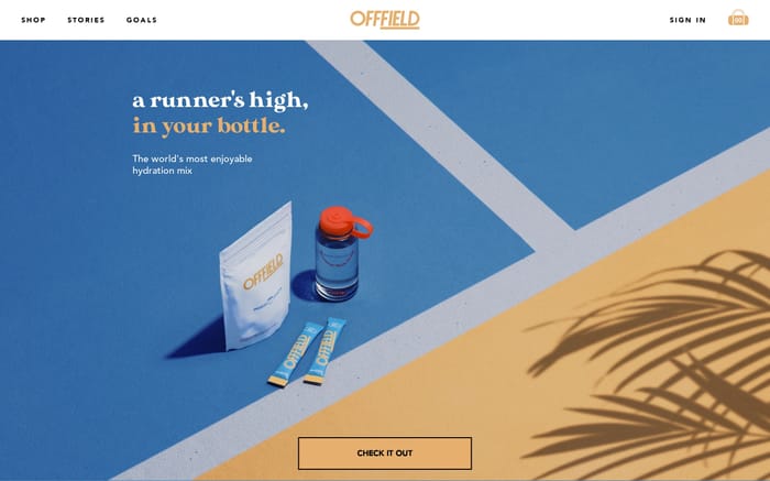Offfield website preview
