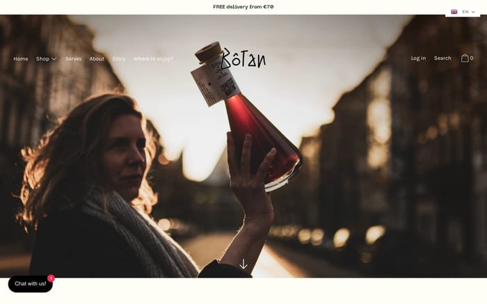 Bôtan website preview
