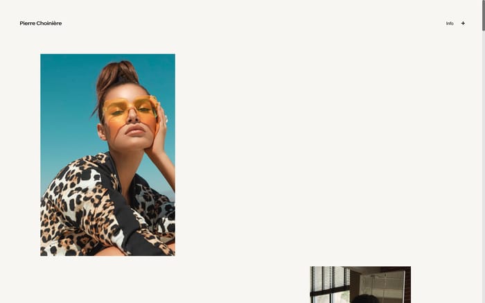 Pierre Choiniere website preview