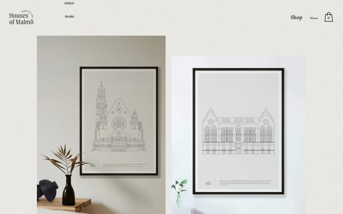 Houses Of Malmö website preview
