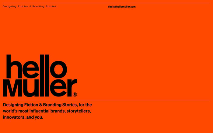 Tom Muller website preview