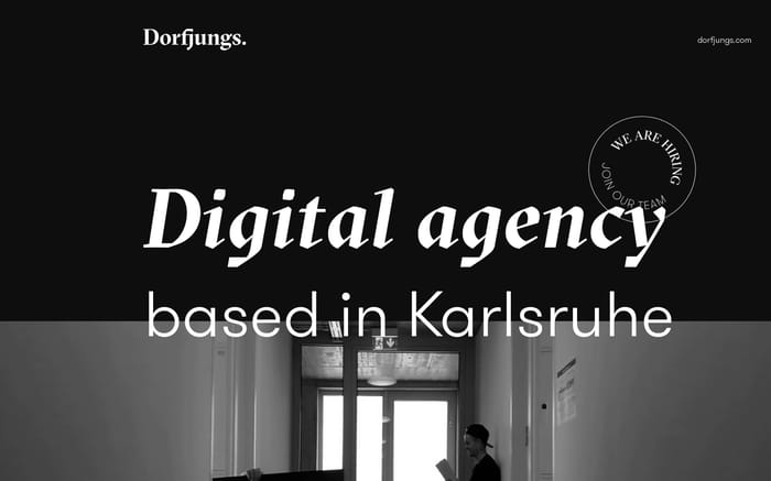 Dorfjungs. | Web Developer website preview