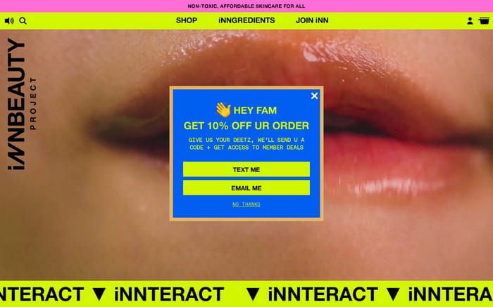 Innbeauty website preview
