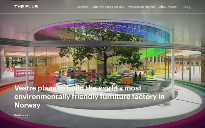 The Plus website preview